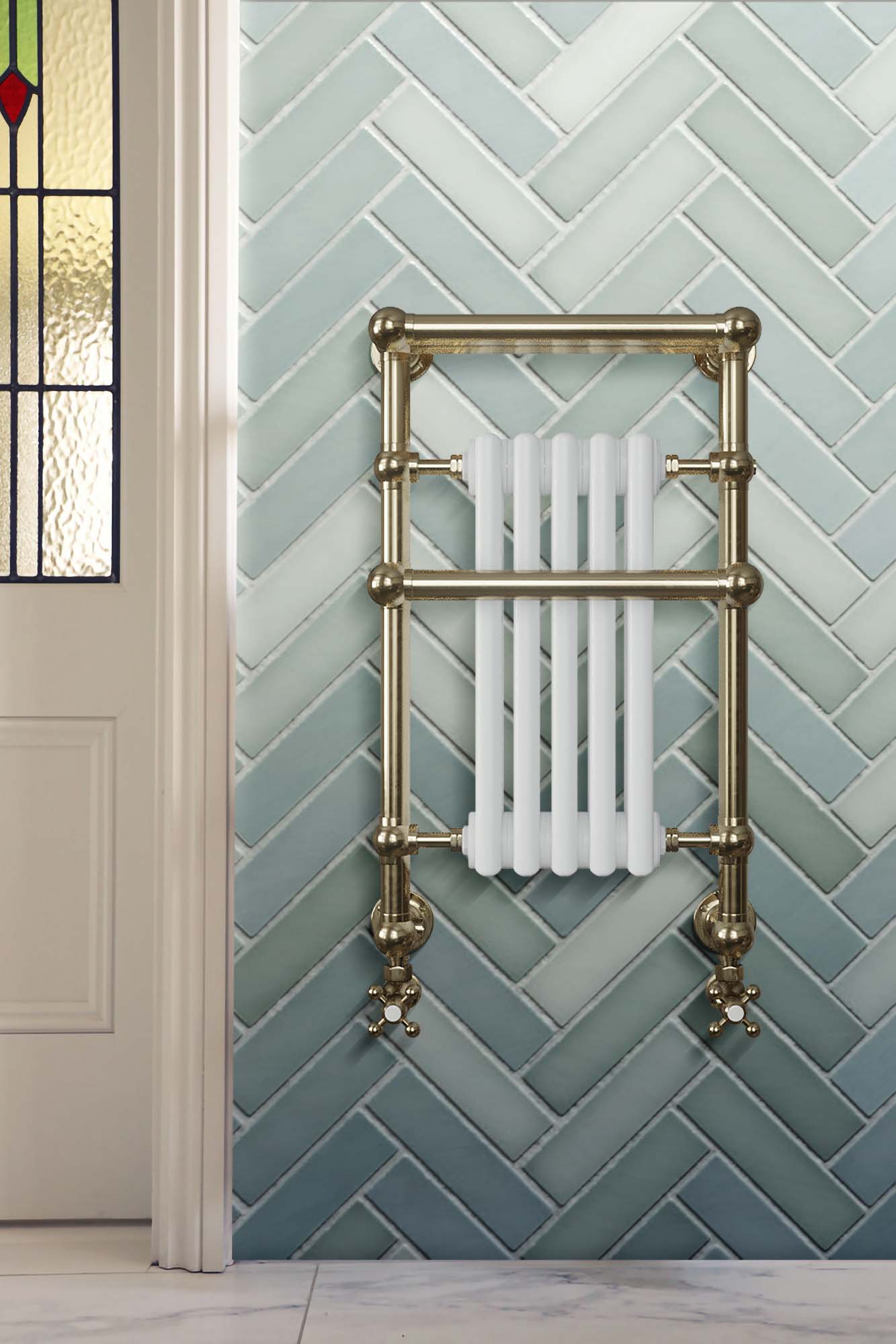 Burwell II Heated Towel Rail - Image 4